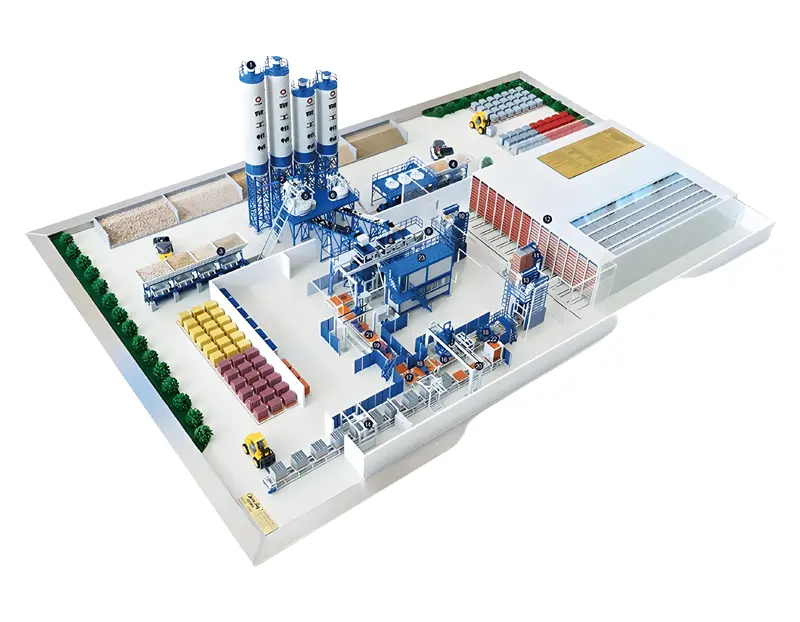 Blocați camera de întreținere a mașinilor din cărămidă Blocați camera de întreținere a mașinilor din cărămidă